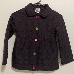 Gymboree deep purple jacket size M(7/8)